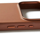 Mujjo iPhone 17 Pro Leather Case - MagSafe Kompatibel - Tan