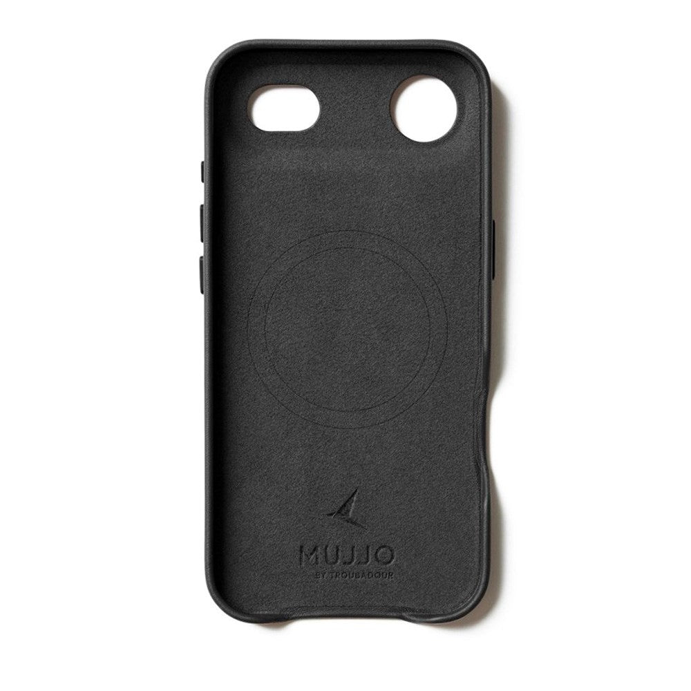 Mujjo iPhone Air Leather Case - MagSafe Kompatibel - Black