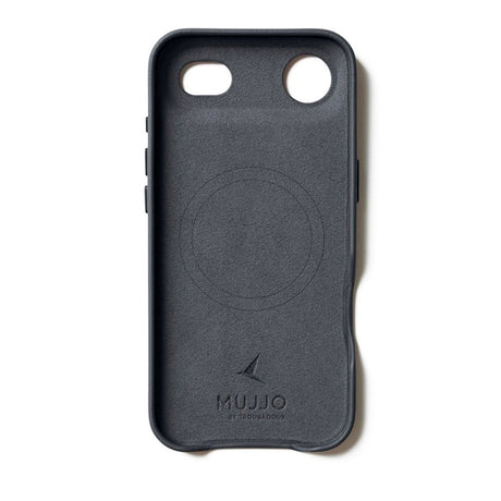 Mujjo iPhone Air Leather Case - MagSafe Kompatibel - Basalt