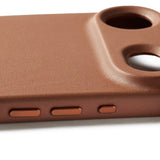 Mujjo iPhone Air Leather Case - MagSafe Kompatibel - Tan