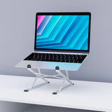 Desire2 Bärbart Laptopställ - Mått: 10-15,6" - Silver