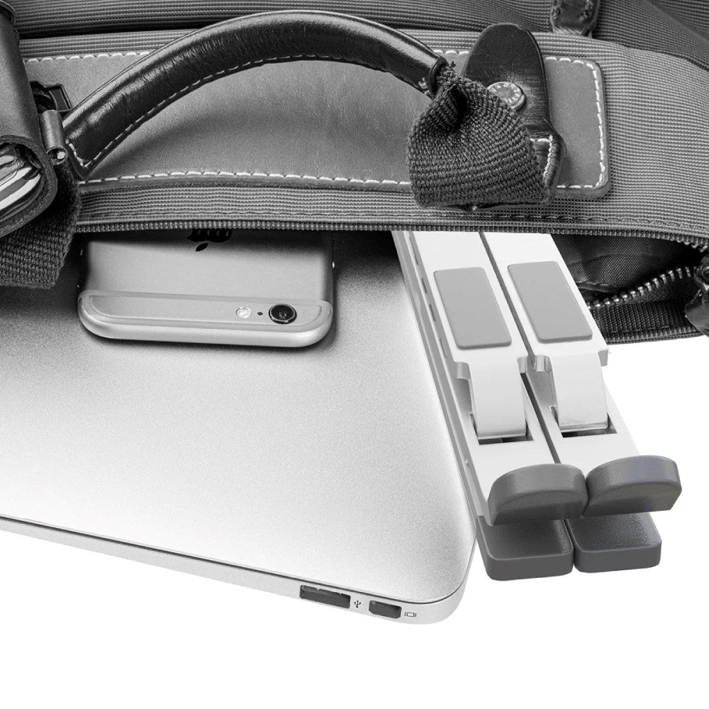 Desire2 Bärbart Laptopställ - Mått: 10-15,6" - Silver