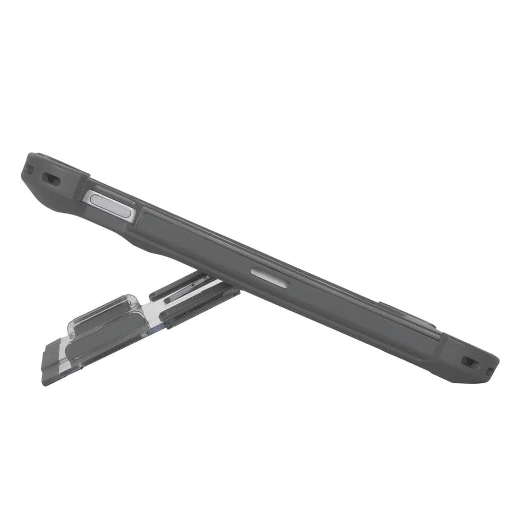 iPad Air 11" (2026 / 2025 / 2024) / iPad Air (2022 / 2020) / iPad Pro 11" (2022 / 2021 / 2020 / 2018) Targus Tåligt Skal m. Ställfunktion & Skyddsfilm - Grå / Genomskinlig