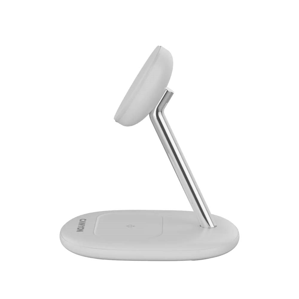 Canyon WCS 205 15W Qi2 Trådlös Laddare - MagSafe Kompatibel - Vit