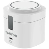 Canyon WCS-205 15W Qi2 2-i-1 Trådlös Laddare - MagSafe Kompatibel - Vit