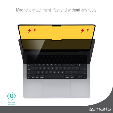 MacBook Pro 16" M1/M2/M3 (2021-2023) 4smarts Magnetisk Skyddsfilm - Privacy Filter (DEMO)