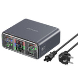 4smarts Lucid GaN DIY Bordladdare - 360W / 5x USB-C & 1x USB-A - Grå
