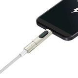 4smarts USB-C til USB-C 60W PremiumCord - 3x USB-C till USB-C-kabel med USB-C-adapter & förlängare - Vit