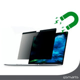 MacBook Air 15 M2/M3 (2023-2024) 4smarts Magnetisk Skyddsfilm - Privacy Filter