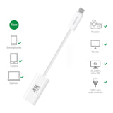 4smarts USB-C till HDMI Adapter - 1.5m - Vit