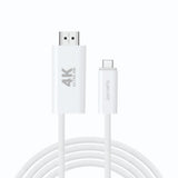 4smarts 100W USB-C till HDMI Kabel - 2m - Vit