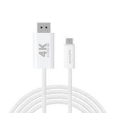 4smarts USB-C till DisplayPort Kabel - 2m - Vit