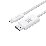 4smarts USB-C till DisplayPort Kabel - 2m - Vit