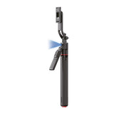 4smarts 360 AI Tripod Selfie Stick m. Ansiktsspårning & Fjärrkontroll - Svart