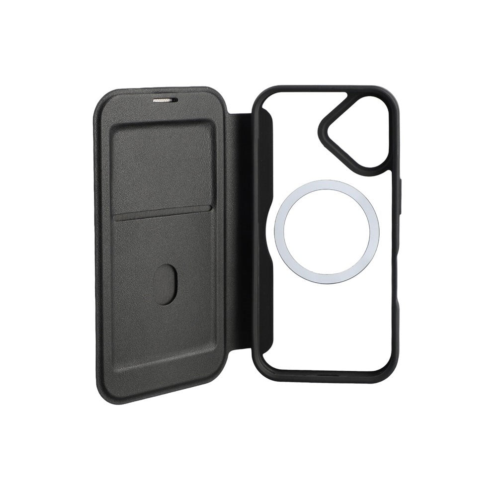 iPhone 17 4smarts Urban Pro Fodral - MagSafe Kompatibel - Genomskinlig / Svart