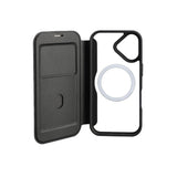 iPhone 17 4smarts Urban Pro Fodral - MagSafe Kompatibel - Genomskinlig / Svart