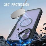 iPhone 17 4smarts Urban Pro Fodral - MagSafe Kompatibel - Genomskinlig / Svart