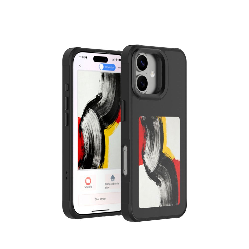 iPhone 17 4smarts E-Ink Skal - MagSafe Kompatibel - Svart