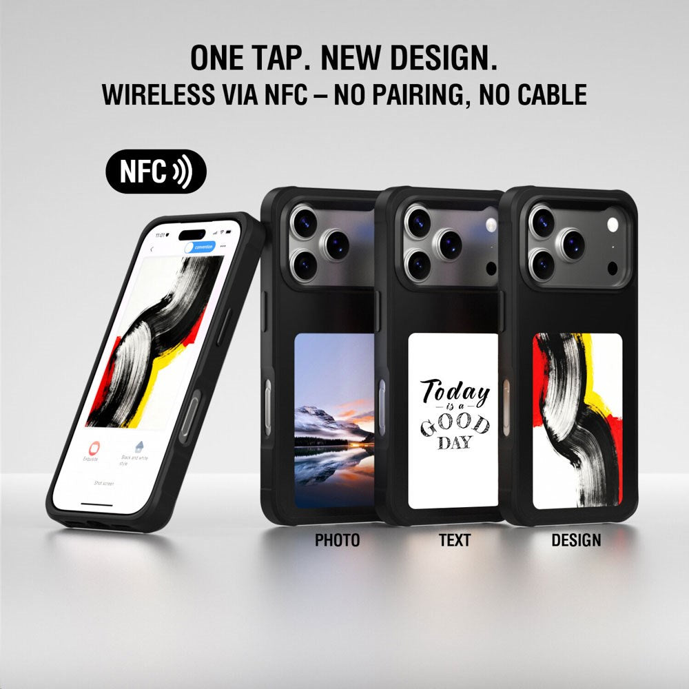 iPhone 17 Pro 4smarts E-Ink Skal - MagSafe Kompatibel - Svart