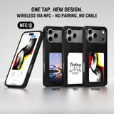 iPhone 17 Pro Max 4smarts E-Ink Skal - MagSafe Kompatibel - Svart