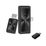 4Smarts Trådlös Adapter m. Skärmspegling för Apple CarPlay & Android Auto - Svart