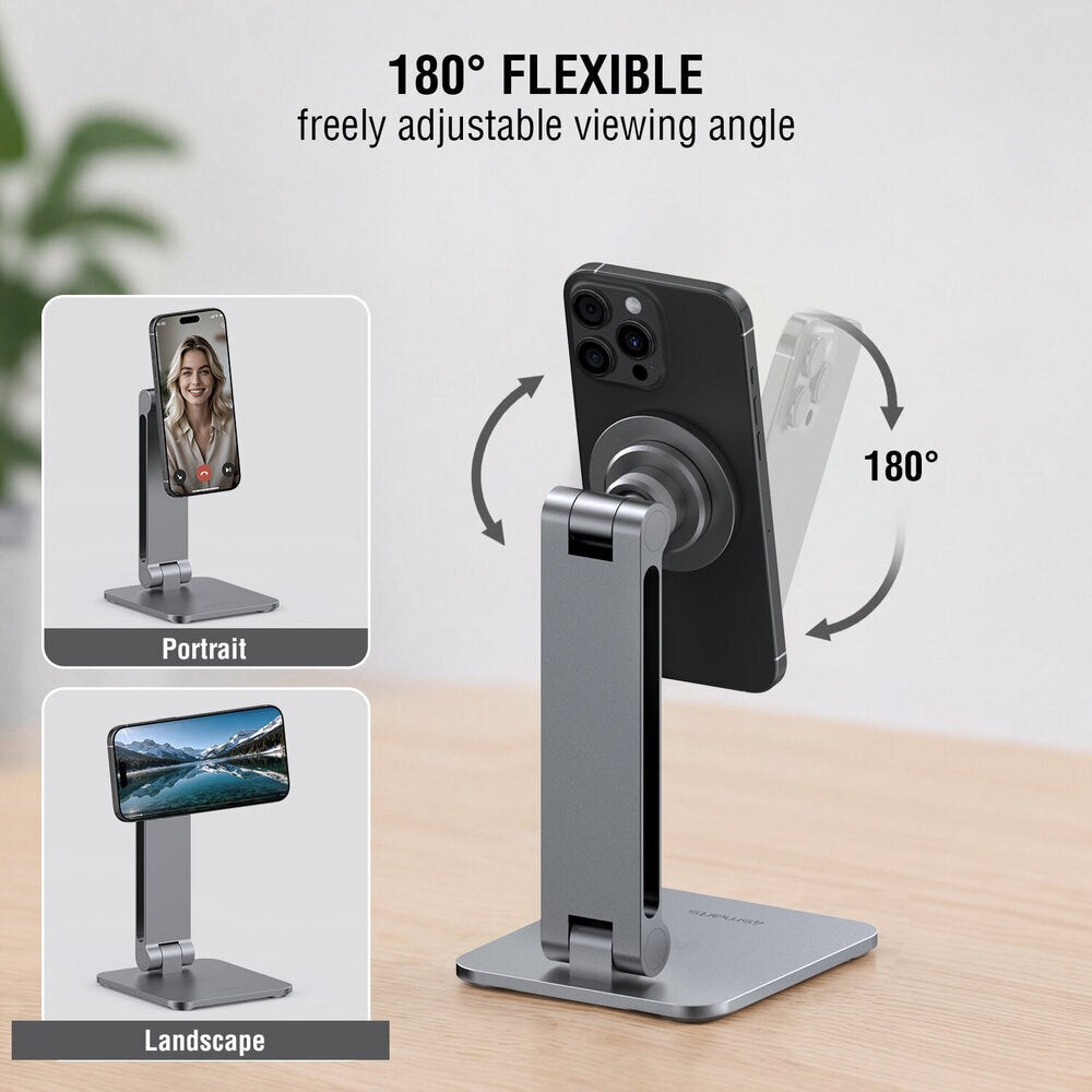 4smarts Magnetisk Hållare för Surfplatta / Mobil ErgoPro Bordsställ - Grå