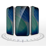 iPhone 18 Pro Max 4Smarts Second Glass Skärmskydd m. Monteringsram - Privacy Funktion - Genomskinlig