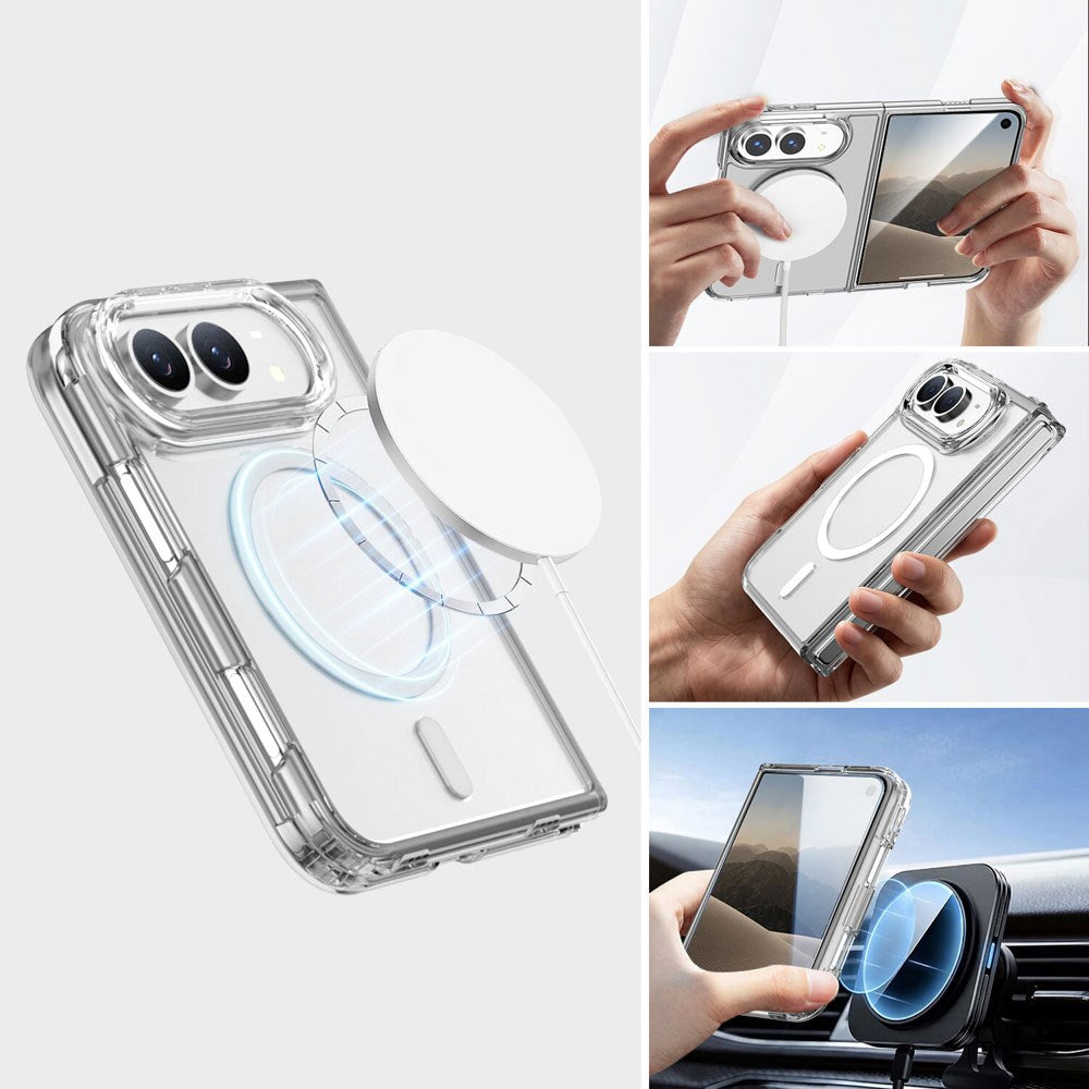 iPhone Duo 4Smarts 360° Protection Set m. Skal & Skärmskyddsglas - MagSafe Kompatibel - Genomskinlig