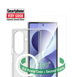 Samsung Galaxy Z Fold8 Ultra 4Smarts 360° Protection Set m. Skal & Skärmskyddsglas - Genomskinlig