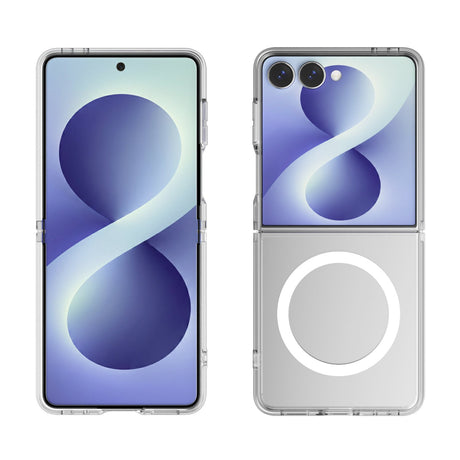 Samsung Galaxy Z Flip8 4Smarts 360° Protection Set m. Skal & Skärmskyddsglas - Genomskinlig