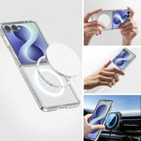 Samsung Galaxy Z Flip8 4Smarts 360° Protection Set m. Skal & Skärmskyddsglas - Genomskinlig
