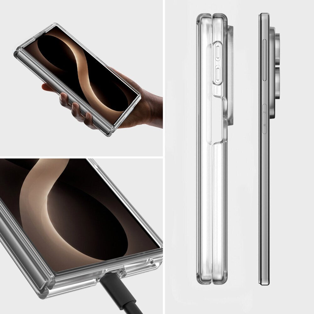 Samsung Galaxy Z Fold8 4Smarts 360° Protection Set m. Skal & Skärmskyddsglas - Genomskinlig