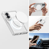 Samsung Galaxy Z Fold8 4Smarts 360° Protection Set m. Skal & Skärmskyddsglas - Genomskinlig