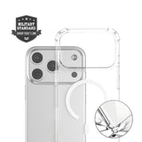 iPhone 18 Pro Max / 17 Pro Max 4Smarts IBIZA Hybrid Skal - MagSafe Kompatibel - Genomskinlig