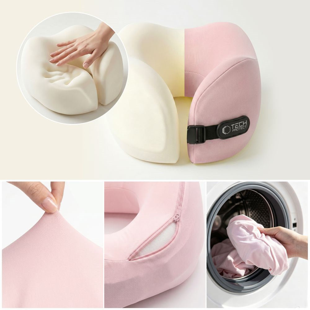 Tech-Protect ComfortRest Rese Nackkudde - Rosa
