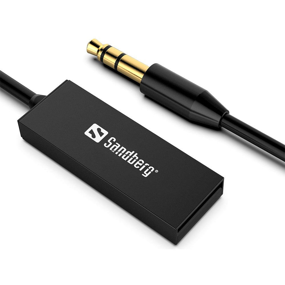 Sandberg Bluetooth Audio Receiver m. MiniJack - Sort (DEMO)