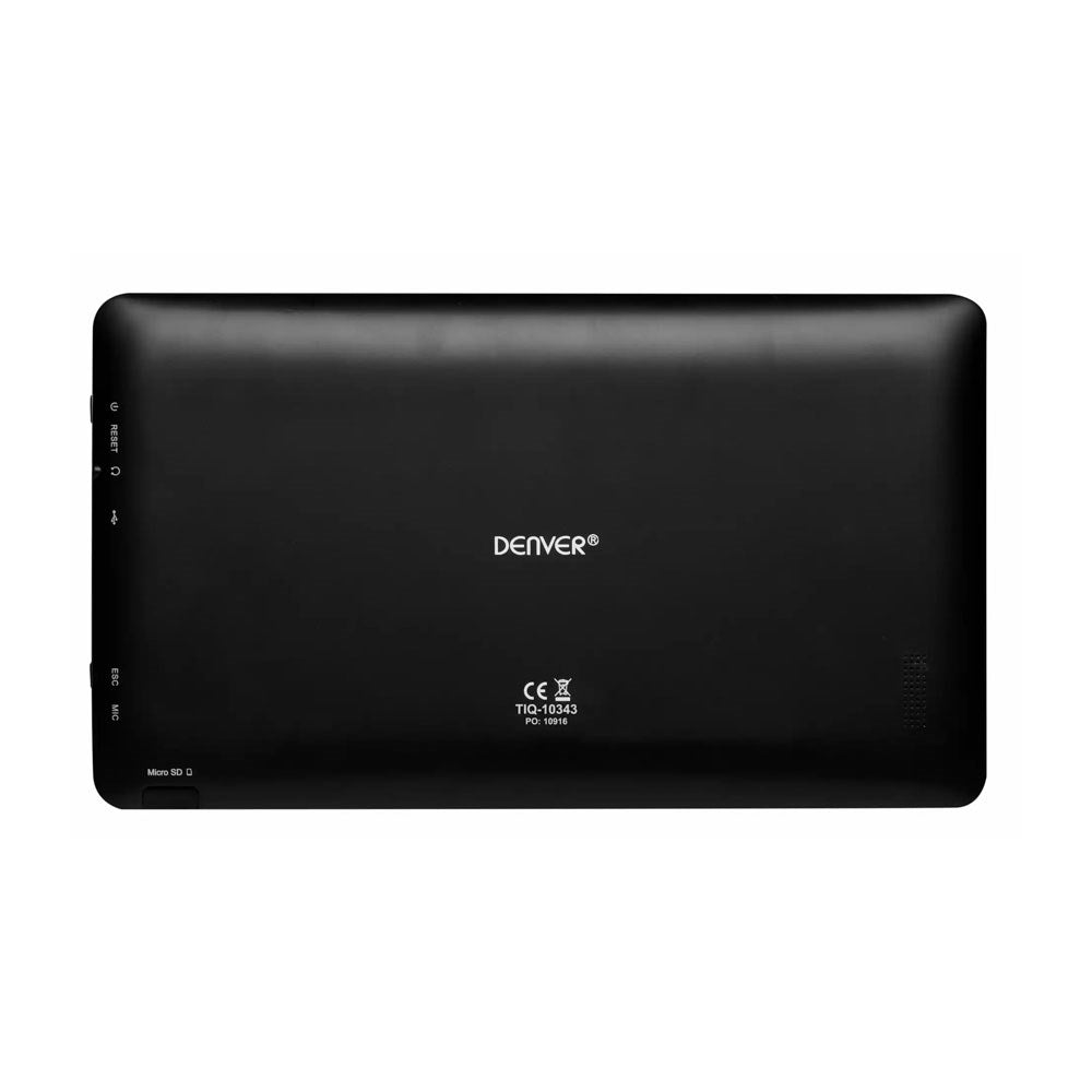 Denver TIQ-10394 Surfplatta 10.1" med Android 8.1 GO - 1 RAM & 32 GB - 4.400mAh - Svart