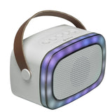 Denver BTM-610 Karaoke Set m. Bluetooth Högtalare & Mikrofon - Vit