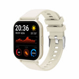 Denver SWC-176BE Smartklocka med Sömn- och Fitnesstracker - Silikonarmband - Beige