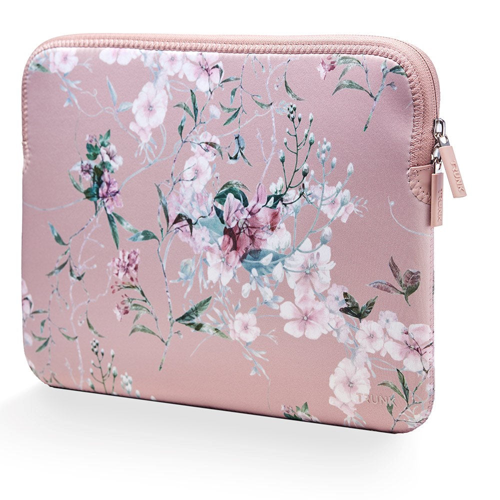 Trunk Neopren Sleeve till Laptop 14" (34,5 x 24,5 x 2 cm) - Rose Flower