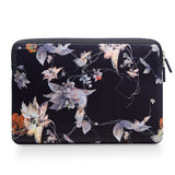 Trunk Neopren Sleeve för Macbook 16" (37 x 25.5 x 2 cm) - Black Flower