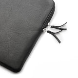 Trunk Äkta Läder Sleeve till MacBook 13" (32 x 23 x 2 cm) - Black