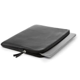 Trunk Äkta Läder Sleeve till MacBook 13" (32 x 23 x 2 cm) - Black