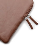 Trunk Äkta Läder Sleeve till MacBook 13" (32 x 23 x 2 cm) - Brown