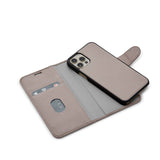 Trunk iPhone 12 Mini Äkta Läder Fodral med Avtagbart Skal - Rosa