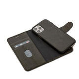 Trunk iPhone 12 Mini Äkta Läder Fodral med Avtagbart Skal - Grön