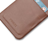 Trunk iPhone 11 / XR Äkta Läder Skal med Kortficka - Brun