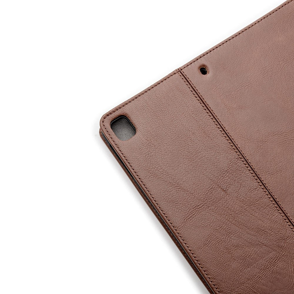 Trunk iPad 10.2 (2021 / 2020 / 2019) / Air 10.5 (2019) Fodral i Äkta Läder  - Brown