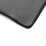 Trunk Äkta Läder Sleeve till MacBook 14" (33 x 23,5 x 2 cm) - Black