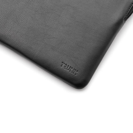 Trunk Äkta Läder Sleeve till MacBook 16" (37 x 26,5 x 2 cm) - Black